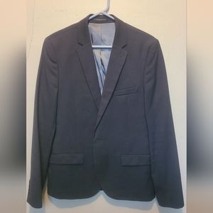Topman Dark Gray Suit Sport Coat Jacket